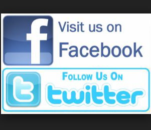 Find us now on FACEBOOK and TWITTER