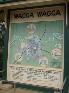 Wagga Tourist Map