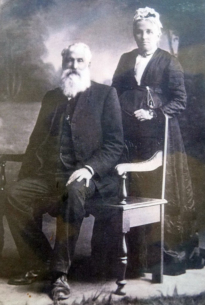 Richard Sutton Heydon pictured with his wife Elizabeth