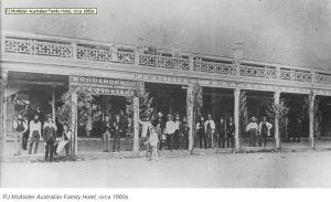 Australian Family Hotel c 1880s